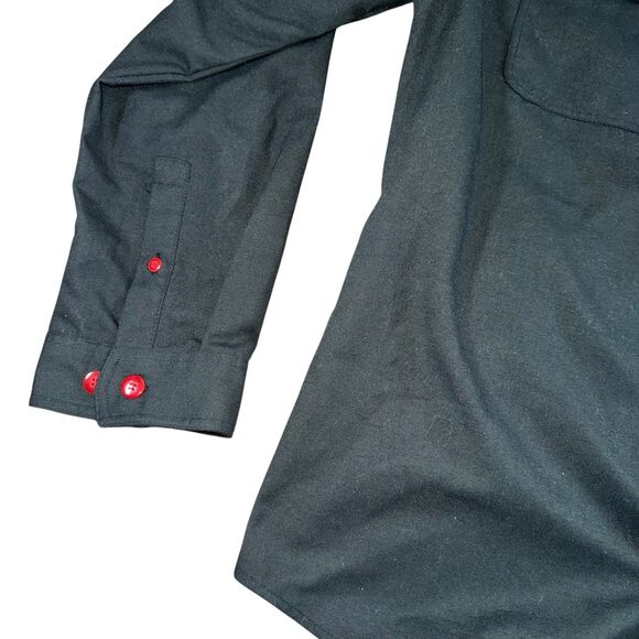 Killik Button Up Shirt Mens XXL Black Long Sleeve Flap Pockets Outdoor Hunting - Picture 3 of 15